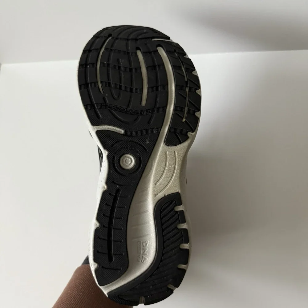Brooks Glycerin 20 Mens Size 8.5 Wide Blk/White Road Running Shoe-LEFT Shoe ONLY